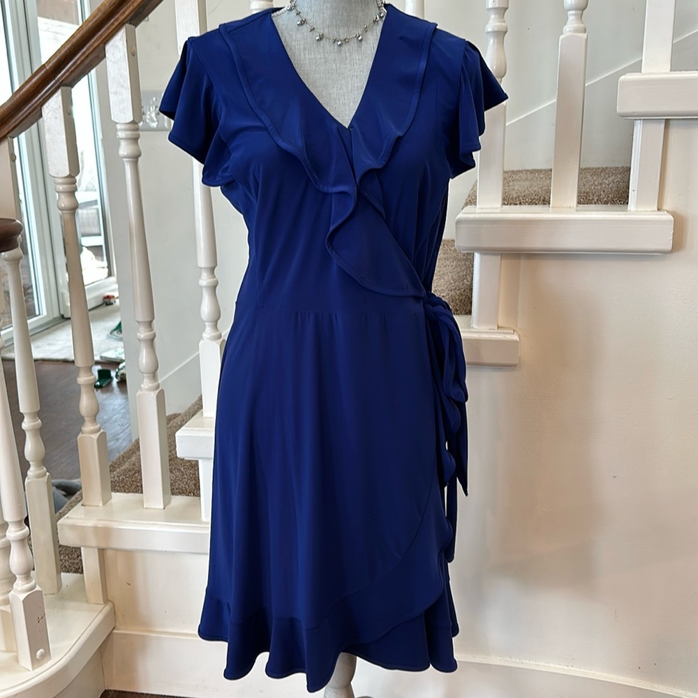 Dressbarn wrap around dress
